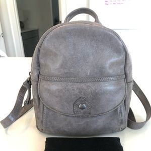 Frye Melissa Mini Backpack Ice Gray